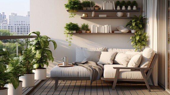 Odnowiony balkon i taras